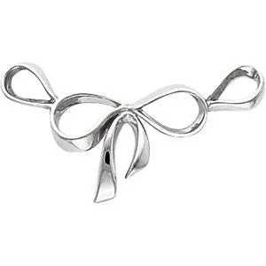 14k White Gold Fashion Chain Trim