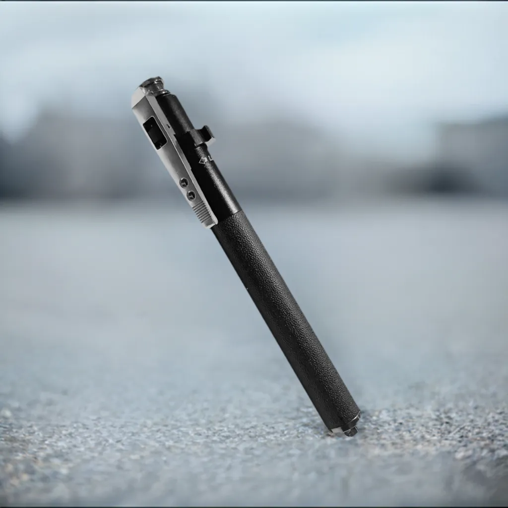 16-Inch Expandable Baton with Tungsten Carbide Glass Breaker & Pocket Clip