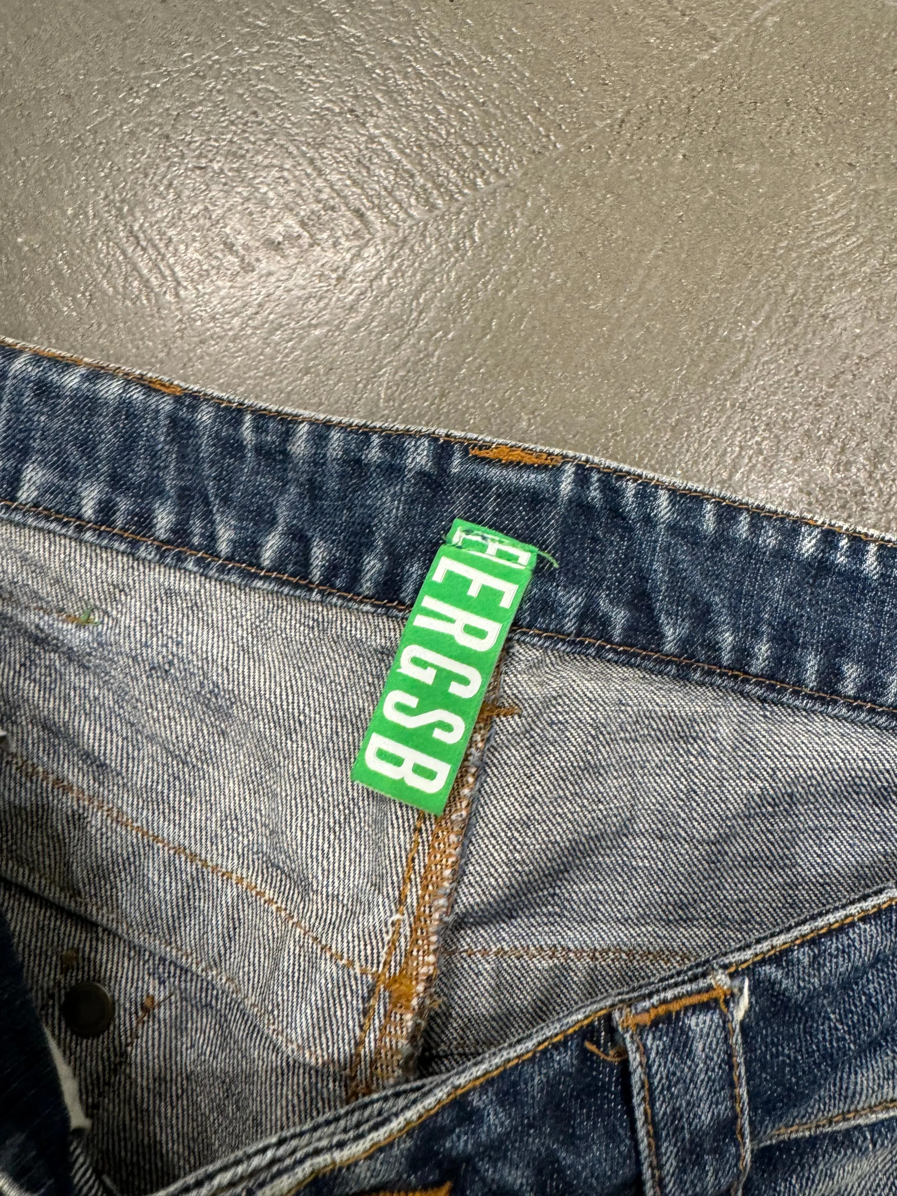 2000s Dirk Bikkembergs holed eyelet studded jeans