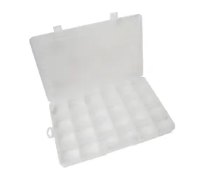 24 Compartment Grid Plastic Storage Container