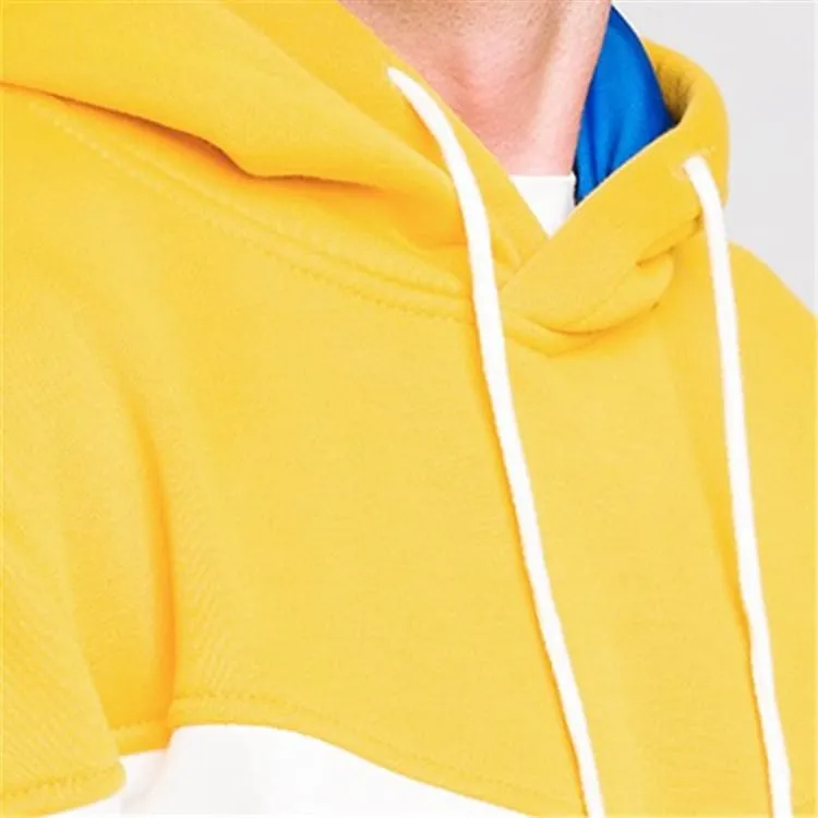 30 Pieces) Color Blocking Long Sleeve Pocket Hoodie