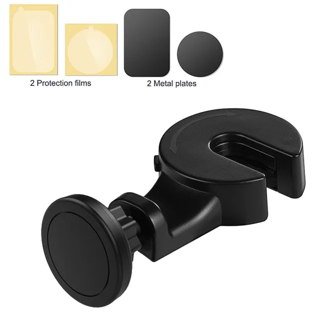 360° Magnetic Car Back Seat Phone Holder