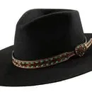 3D Scroll Embossed Heart Buckle Hat Band D740002202