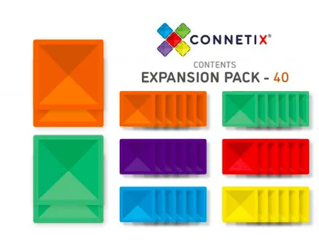 40 Piece Rainbow Expansion Pack