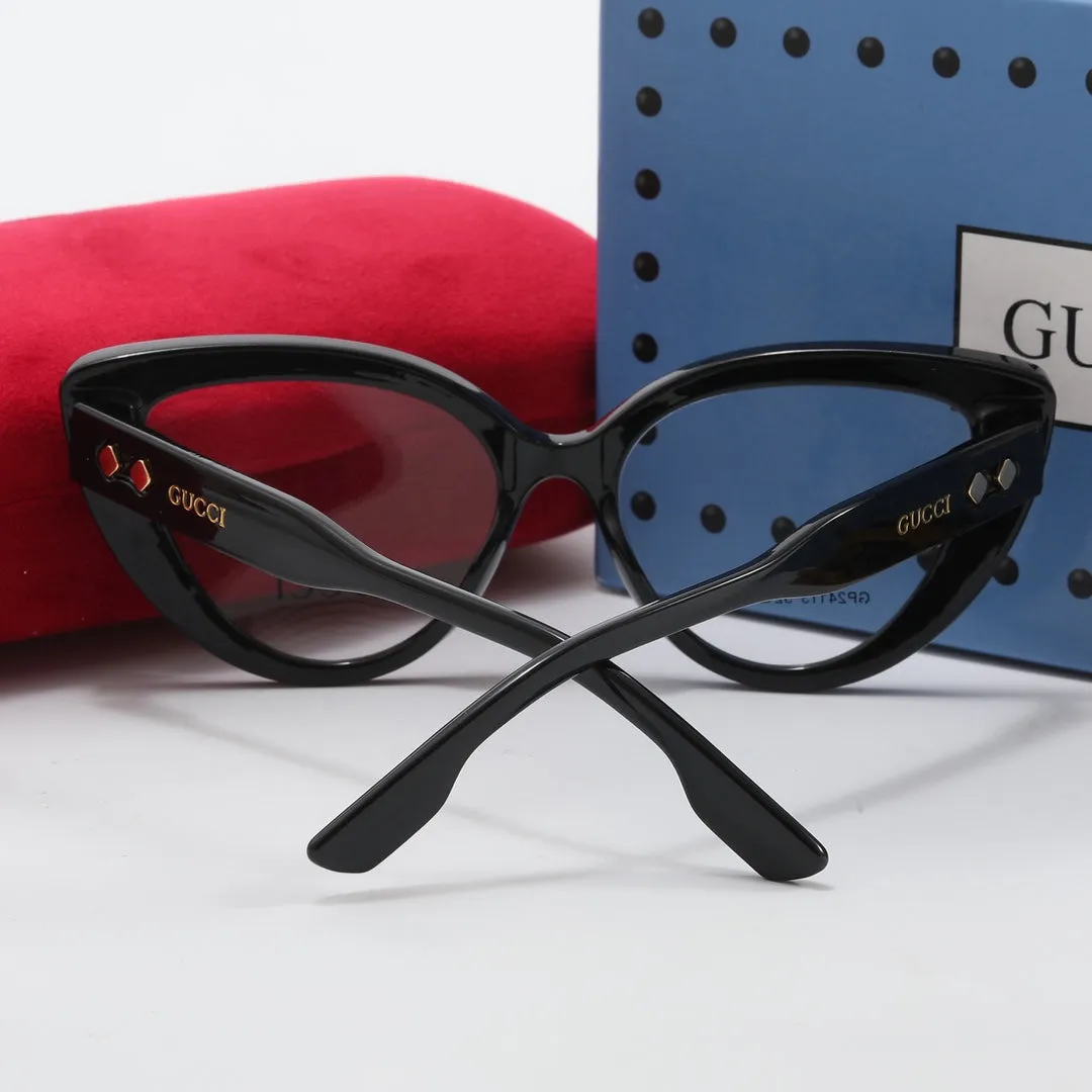 5 Colors Double Studded Decorative Flat Glasses