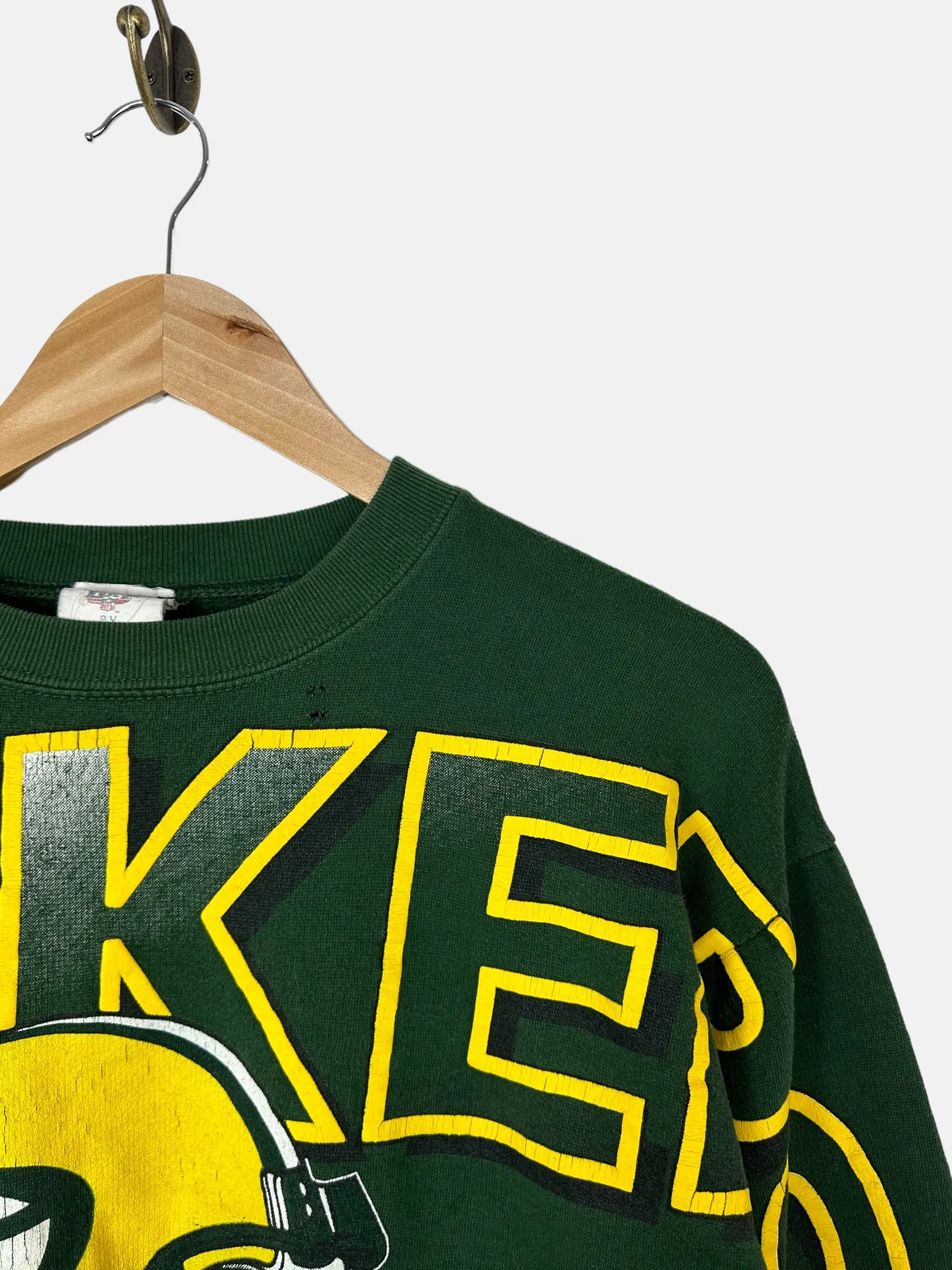 90's Green Bay Packers NFL Embroidered Vintage Sweatshirt Size 8