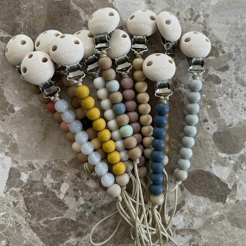 Abel pacifier strap - Honey