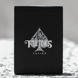 Ace Fulton's Casino Black Playing Cards by Dan & Dave