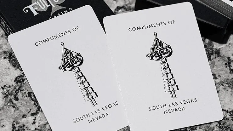 Ace Fulton's Casino Black Playing Cards by Dan & Dave