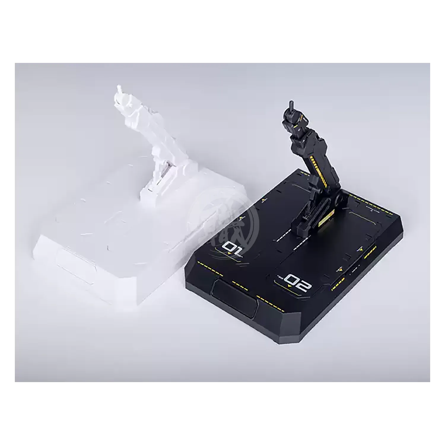 Action Base with Storage Compartment [White]