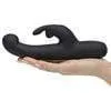 Adam & Eve The Midnight Rabbit Vibrator - Black