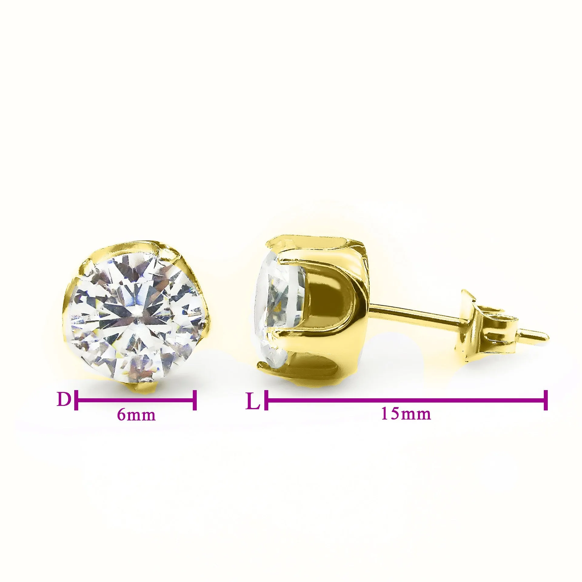 AddOn Special - Round Stud Earrings