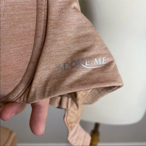 Adore Me Contour Tan Seamless Bra Gray Tan