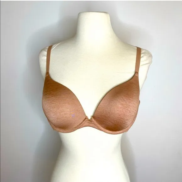Adore Me Contour Tan Seamless Bra Gray Tan