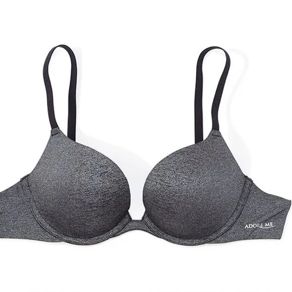 Adore Me Contour Tan Seamless Bra Gray Tan