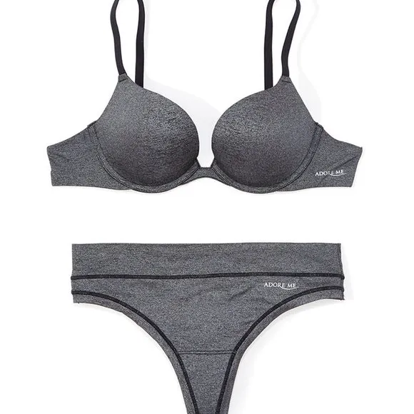 Adore Me Contour Tan Seamless Bra Gray Tan