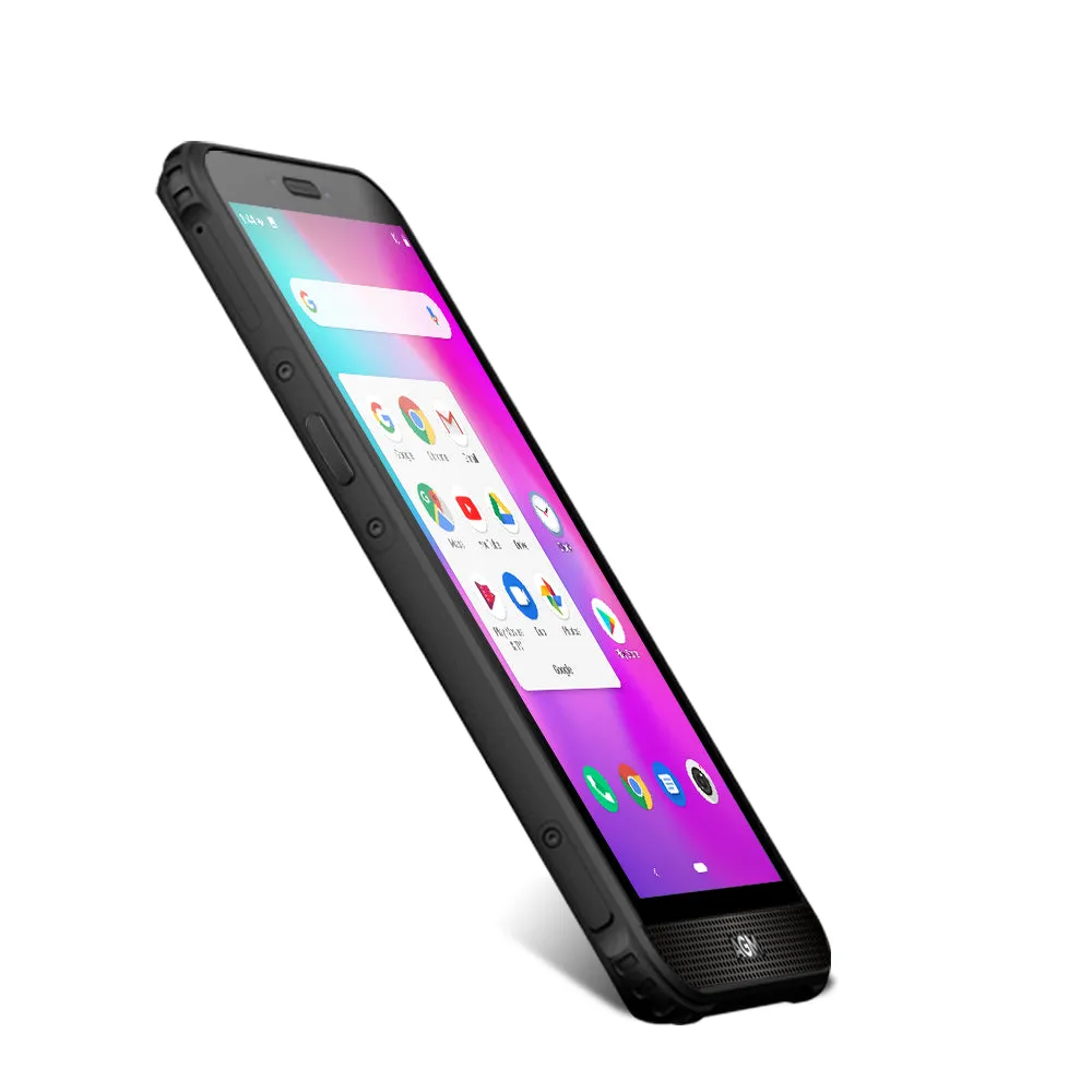 AGM A10 Front placed speaker 5.7"" HD  4G/6G  128G Android 9 Rugged Phone 4400mAh IP68 Waterproof Smartphone black_4GB 128GB-European version