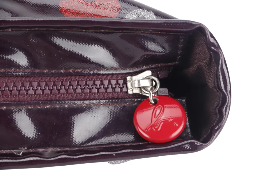 AGNES B LOVE HEART SHAPE TOTE BAG WITH DUST COVER