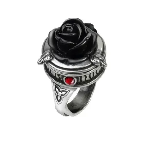 Alchemy Gothic R209  Sub Rosa Poison Ring