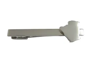 Algeria Map Shape Square Tie Clip