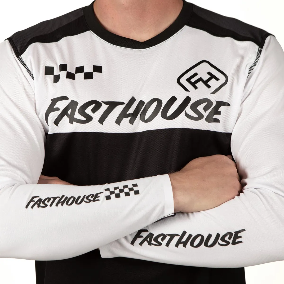Alloy Block LS Jersey - White/Black