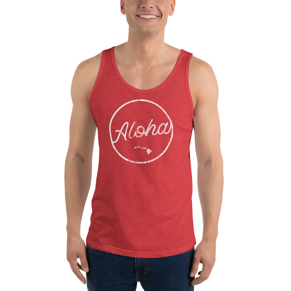 Aloha Tribe Script Logo Unisex Tank Top