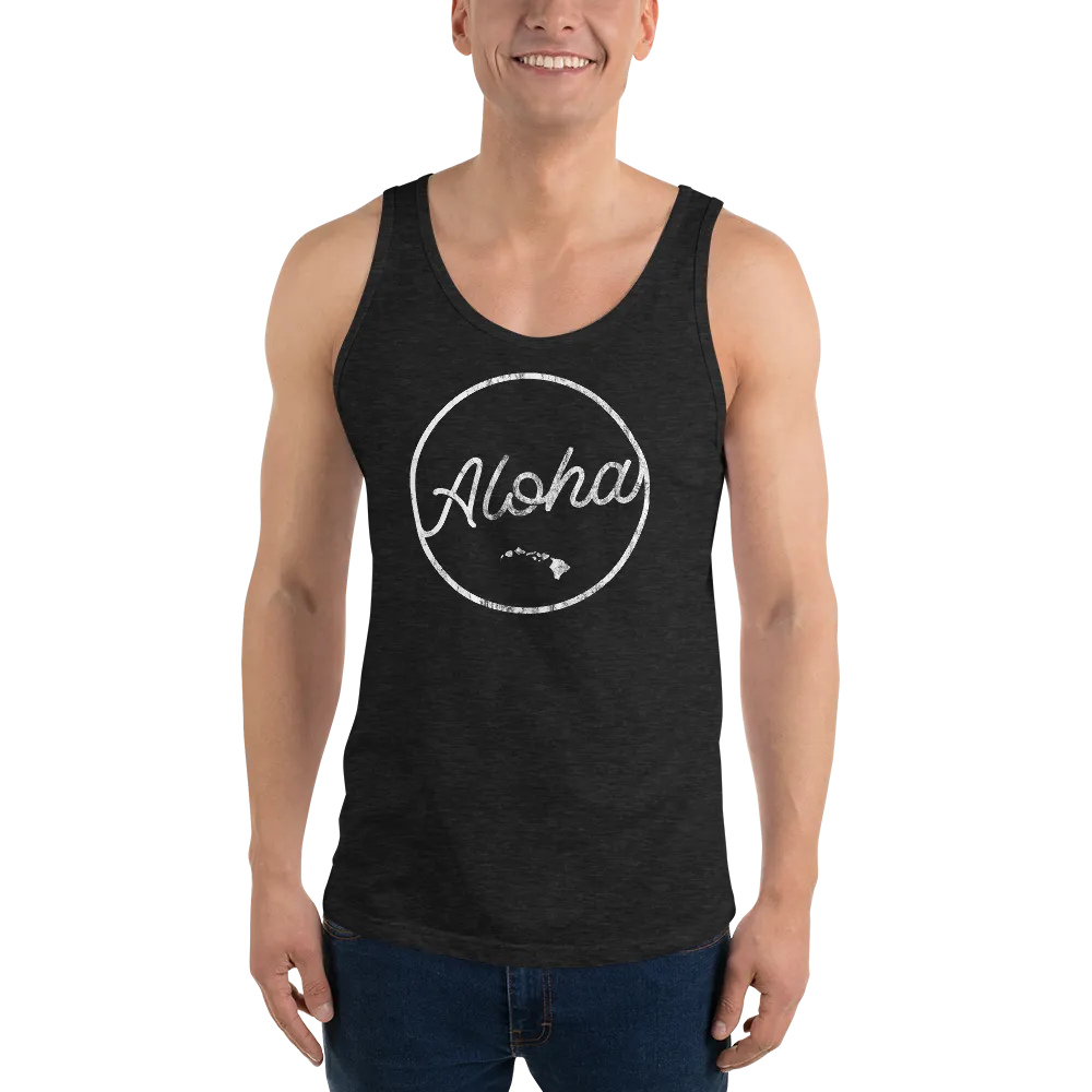 Aloha Tribe Script Logo Unisex Tank Top
