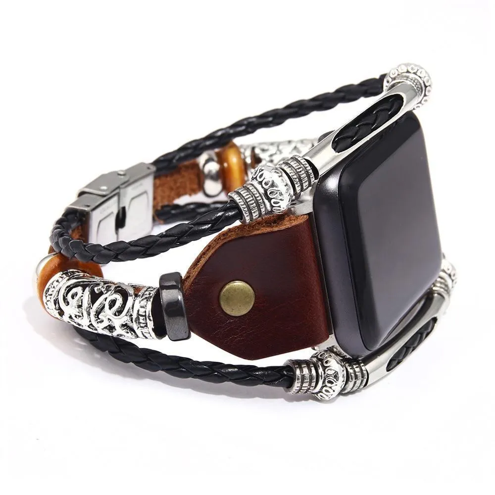 AMETS PU Leather Watch Band for Apple Watch (Various Colours)