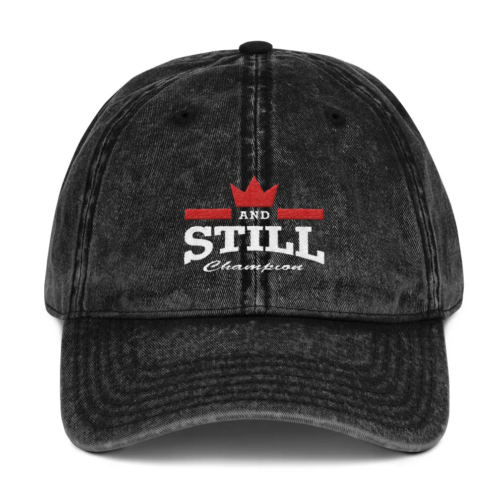 And Still Champion™ embroidered vintage baseball cap