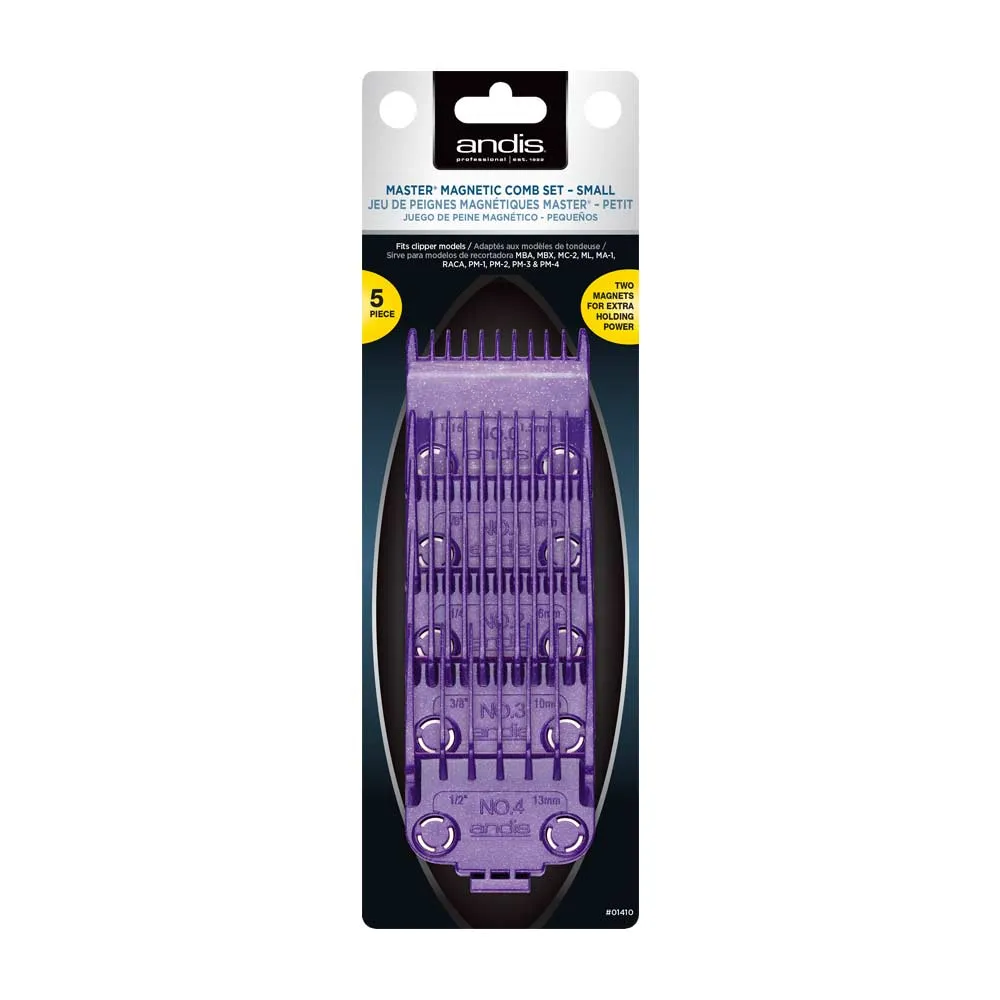 ANDIS - Master Dual Magnet Small 5-Comb Set