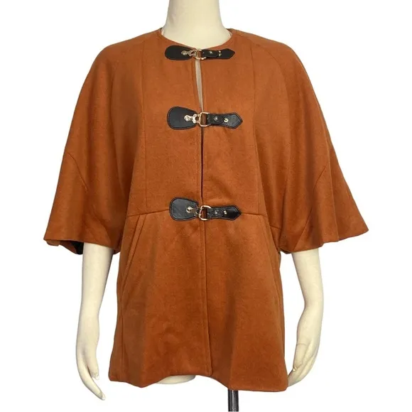 Anthropologie Oak Moon Toggle Coat