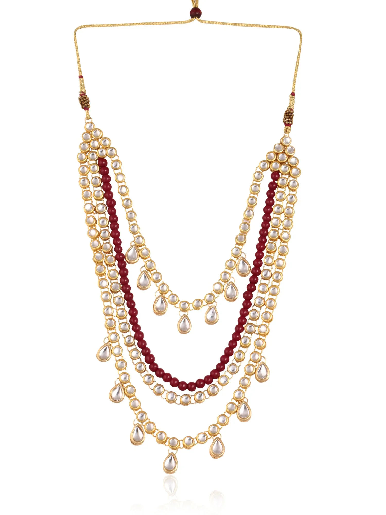 Antique origings Kundan Rani Haar Necklace Set