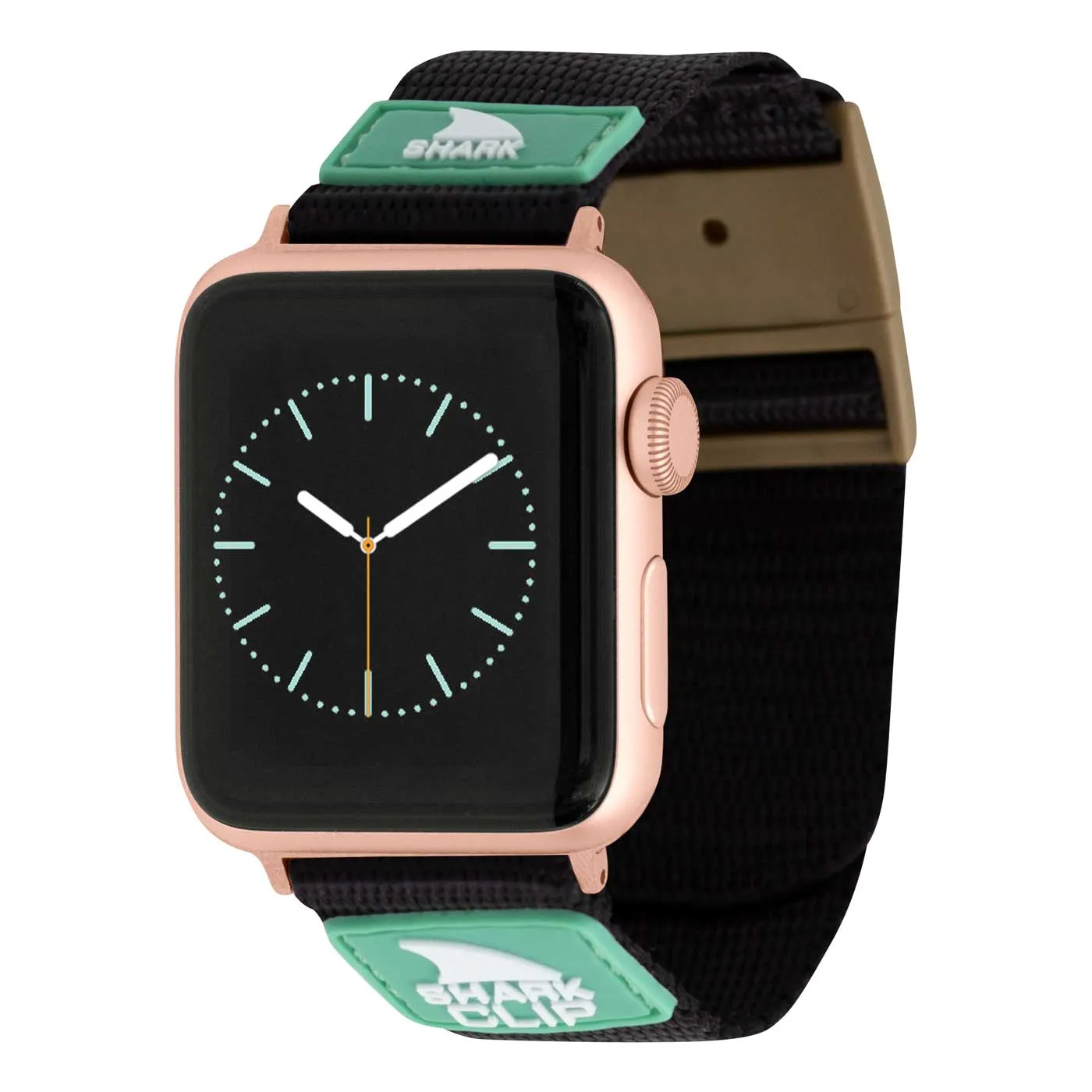 APPLE WATCH™ CLIP STRAP BLACK/MINT