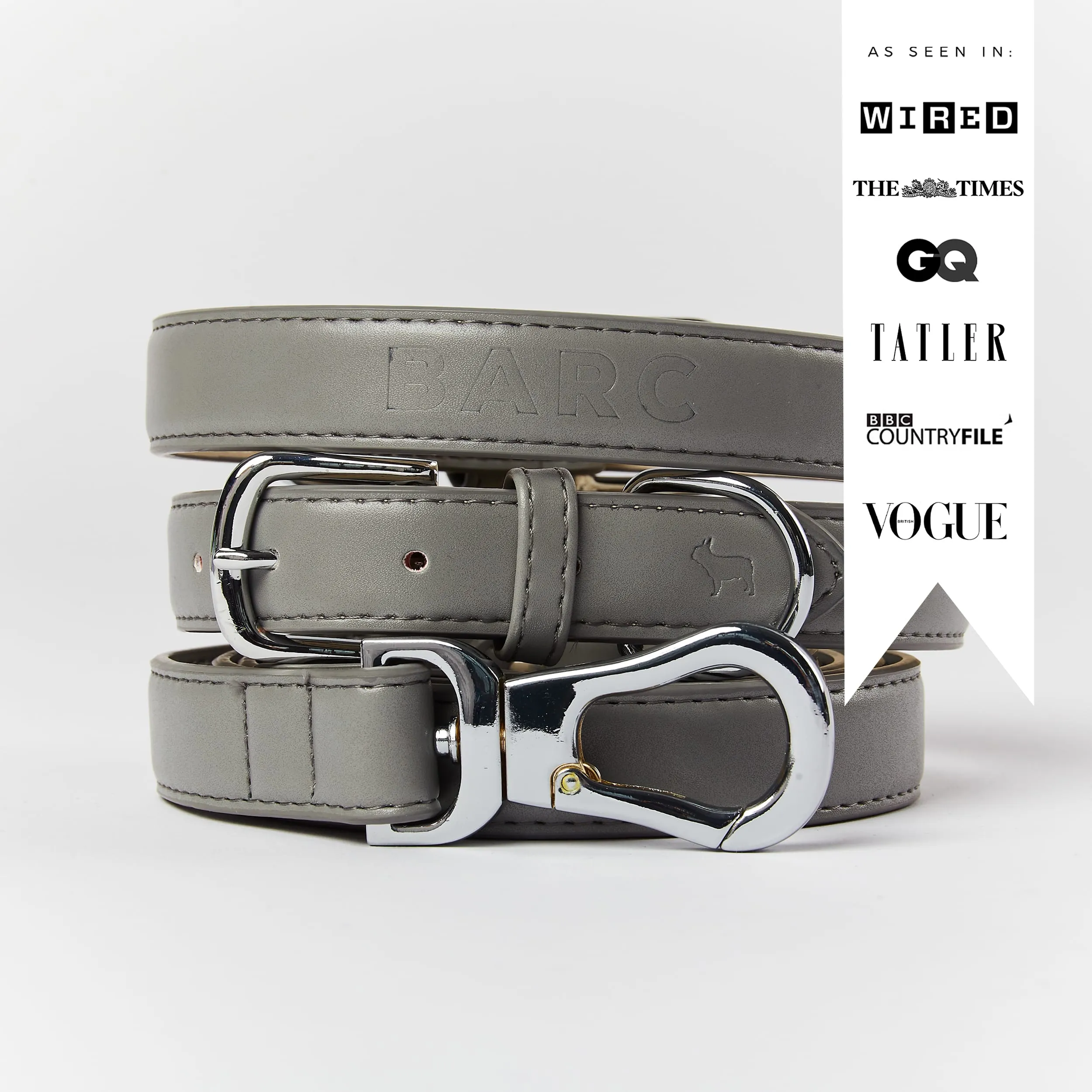 Ash Grey Dog Collar