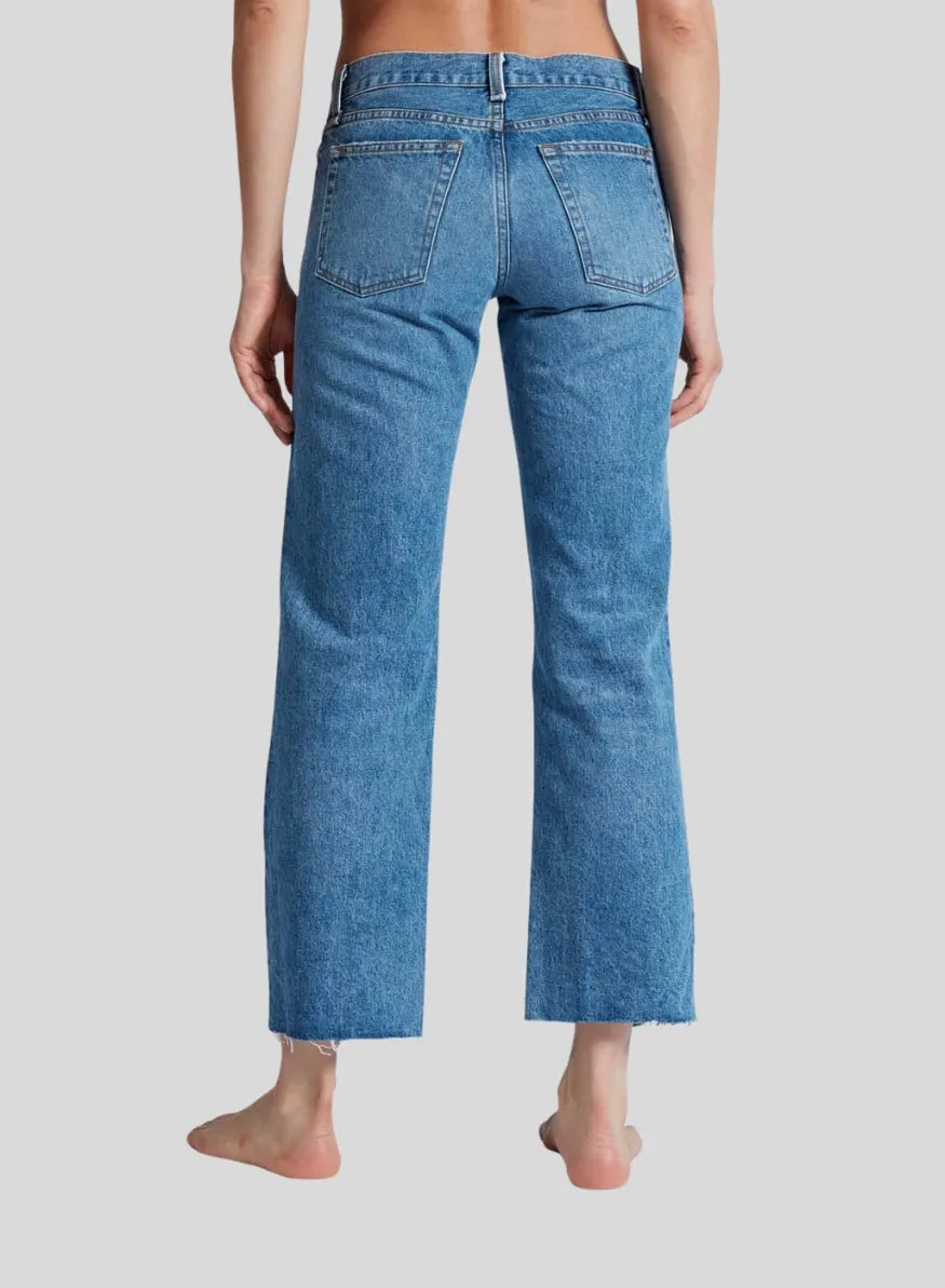 ASKK NY | Low Rise Straight Studded Pant
