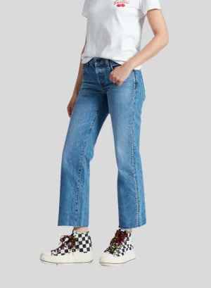 ASKK NY | Low Rise Straight Studded Pant