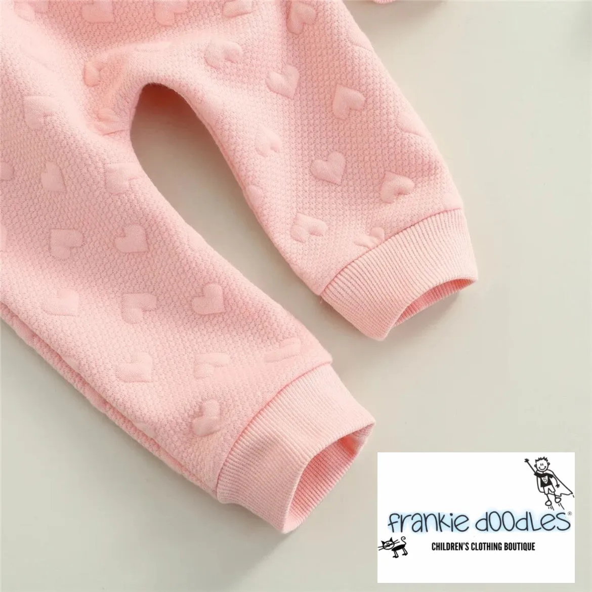 Baby Girls Hearts & Bow Knot Set