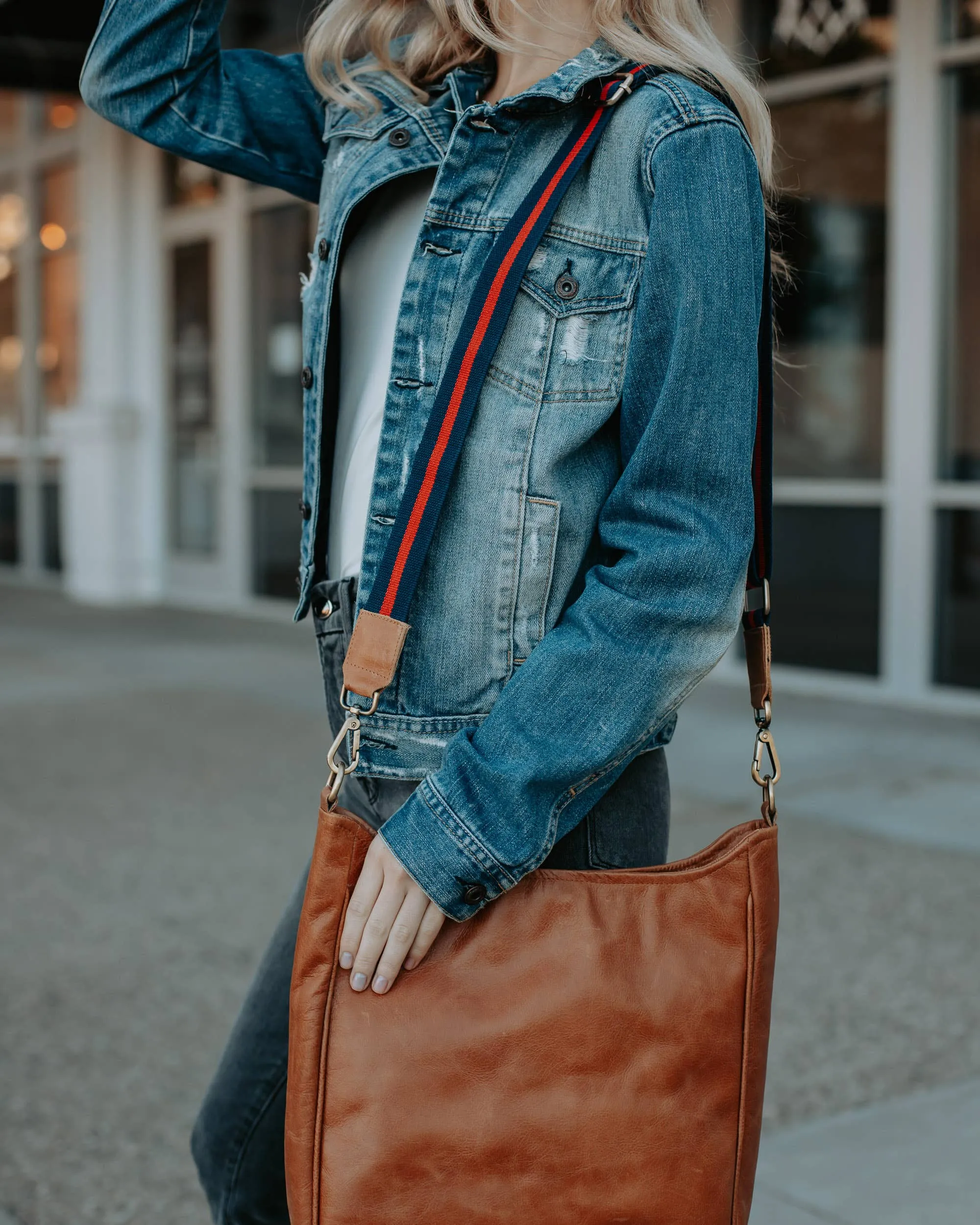 Bag Strap | Navy   Red