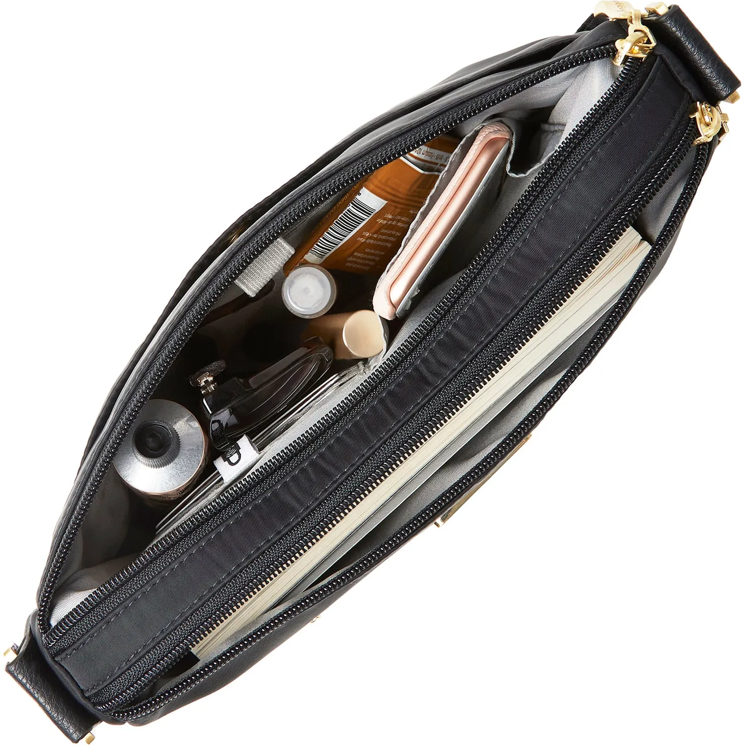 Baggallini Chloe Crossbody Black Nylon
