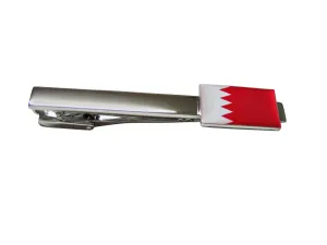 Bahrain Flag Square Tie Clip