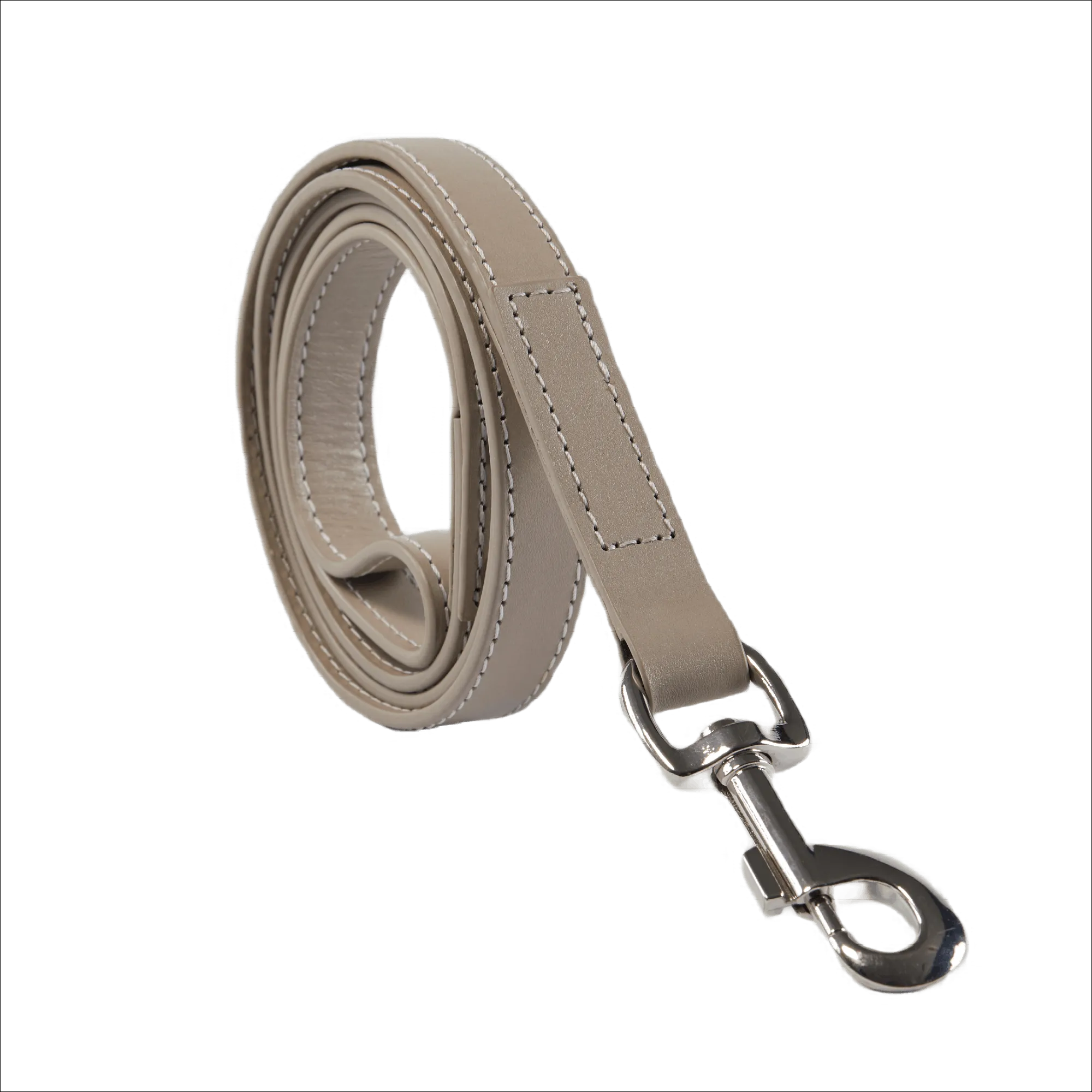 Baker & Bray Sustainable Designer Leather Dog Lead | Ash