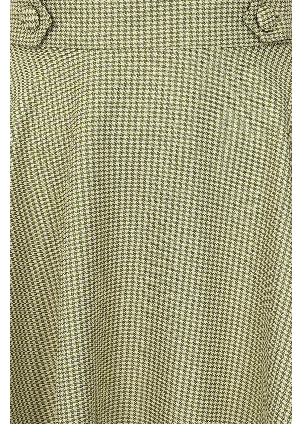 Banned Di Di 50's Swing Skirt Olive White