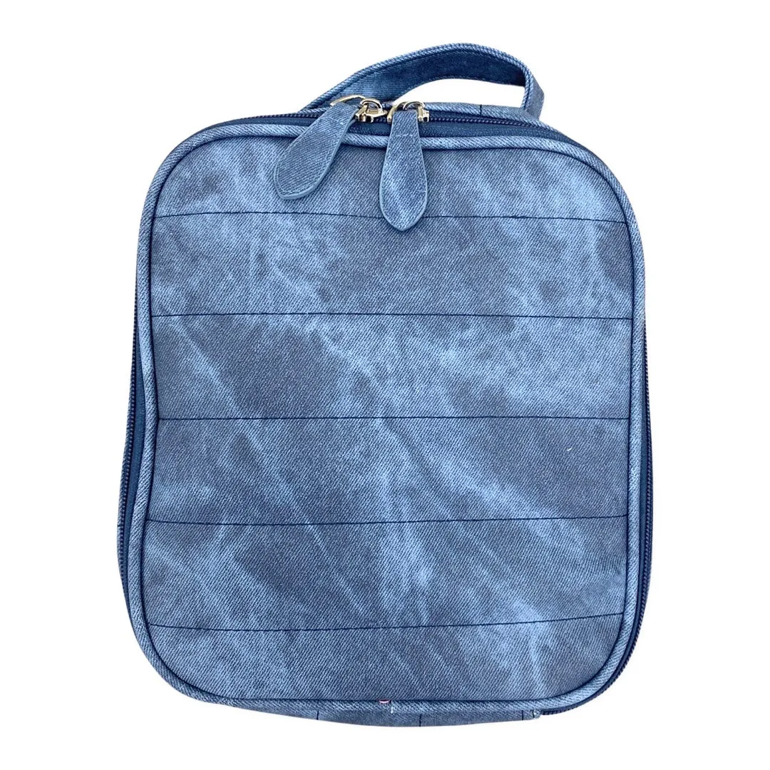 Bari Lynn Navy Tie Dye Lunch Box