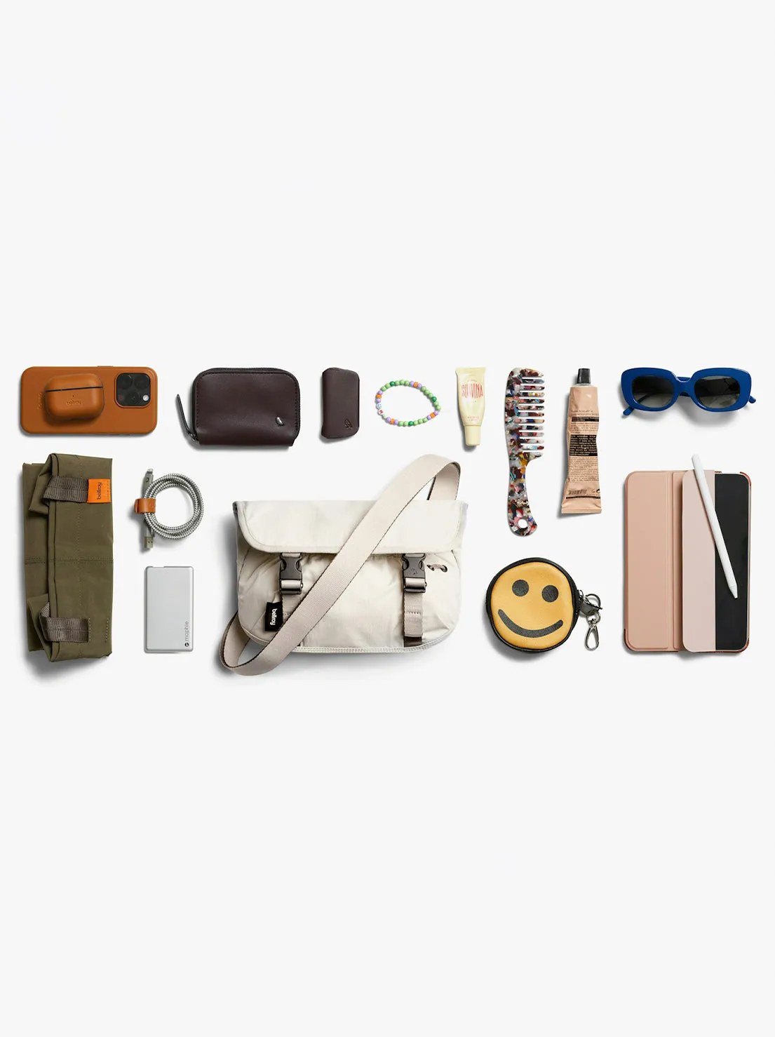 Bellroy - Cinch Mini Messenger Bag - Oat