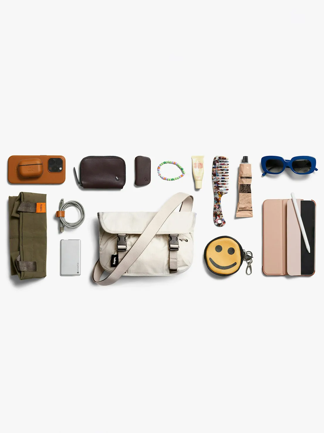 Bellroy - Cinch Mini Messenger Bag - Oat