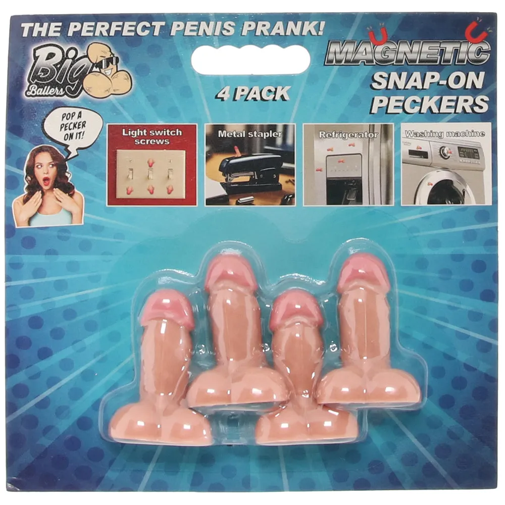 Big Ballers Magnetic Snap-On Peckers in Light