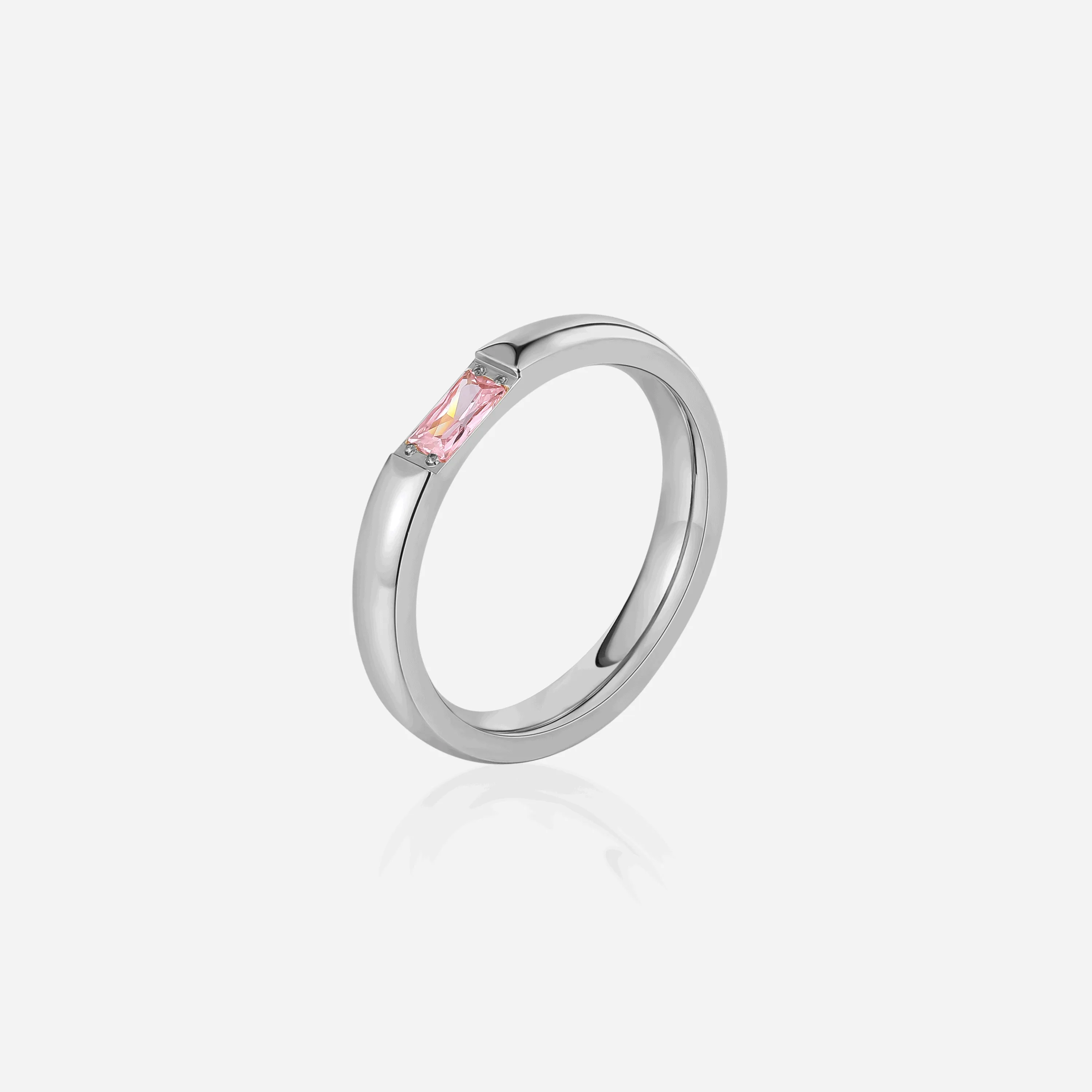 Birthstone Ring - Silver
