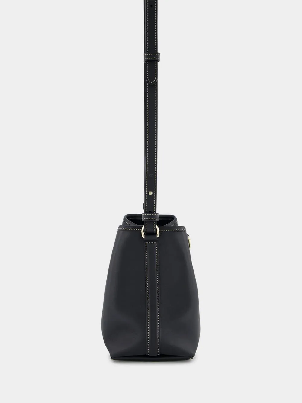 Black GG Emblem Mini Bucket Bag