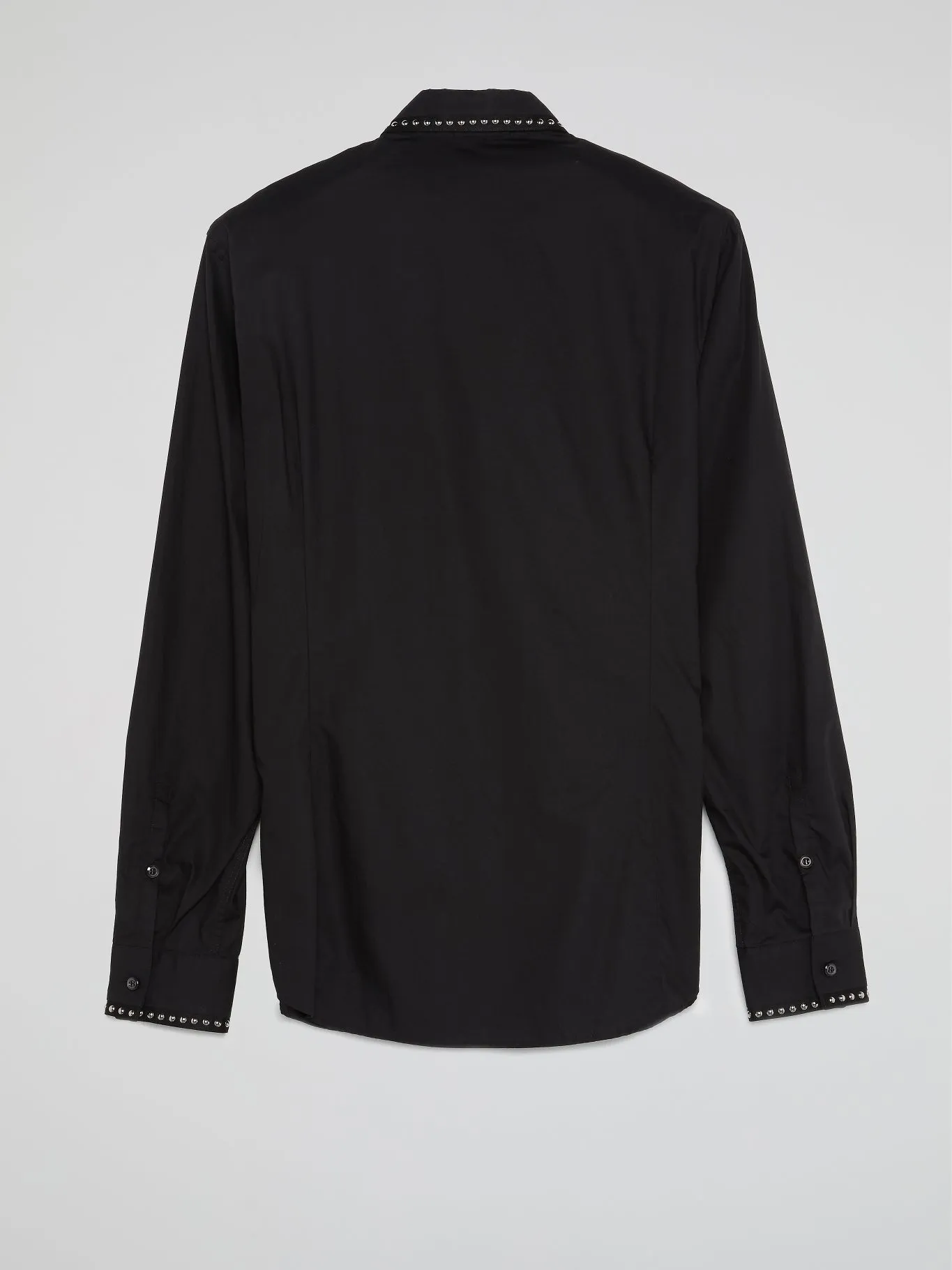 Black Studded Trim Shirt