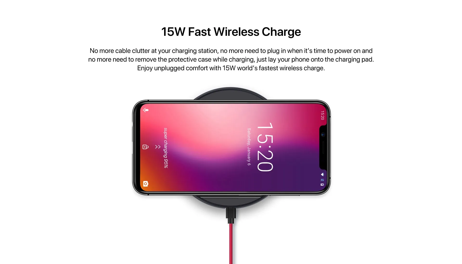Black UMIDIGI One Pro Global Band 5.9 Inch Android Mobile Phone Wireless Charge 4GB RAM P23 Octa Core 4G Phone - Carbon Black